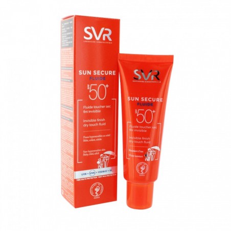 SVR SUN SECURE FLUIDE TOUCHER SEC INVISIBLE SPF50+ 50ML 